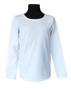 Koszulka z długim rękawem longsleeve biały