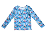 Koszulka z długim rękawem longsleeve malowane motylki