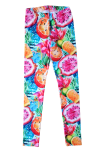Legginsy dziewczęce owoce tropikalne
